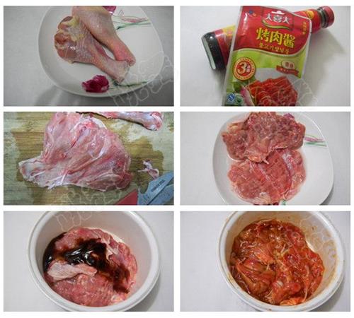 香菇糯米鸡肉卷的做法