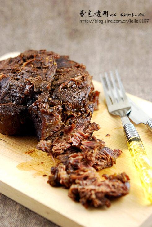 红酒好柱侯酱牛腱的做法