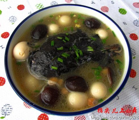 乌鸡鹌鹑蛋汤的做法