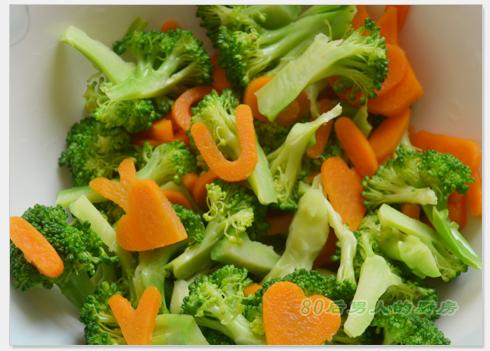 白灼西兰花的做法