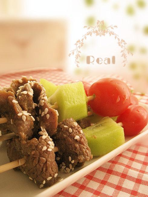 香煎牛排串的做法