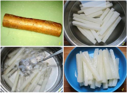 桂花蜜汁山药的做法