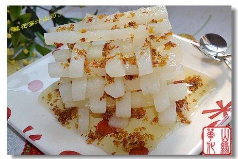 桂花蜜汁山药的做法