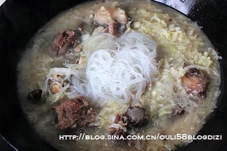 羊骨粉丝汤的做法