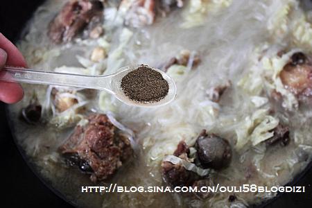 羊骨粉丝汤的做法