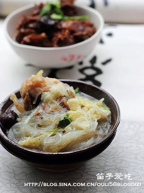 羊骨粉丝汤的做法