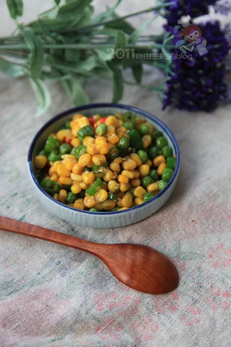 辣炒玉米粒的做法