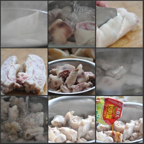 电饭煲焖花生猪蹄的做法