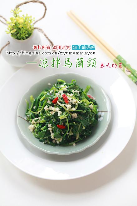 凉拌马兰头的做法