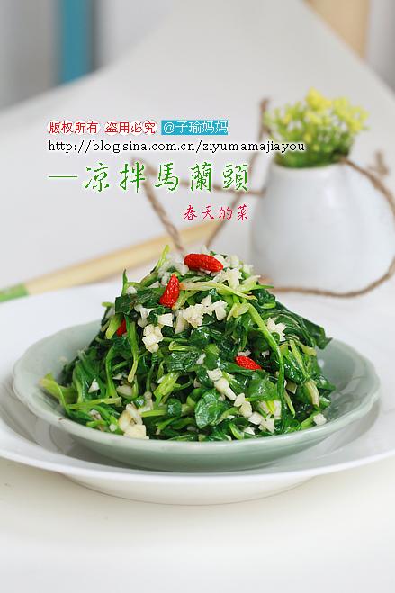 凉拌马兰头的做法