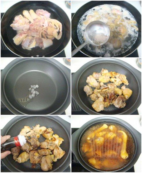 小鸡炖蘑菇粉条的做法