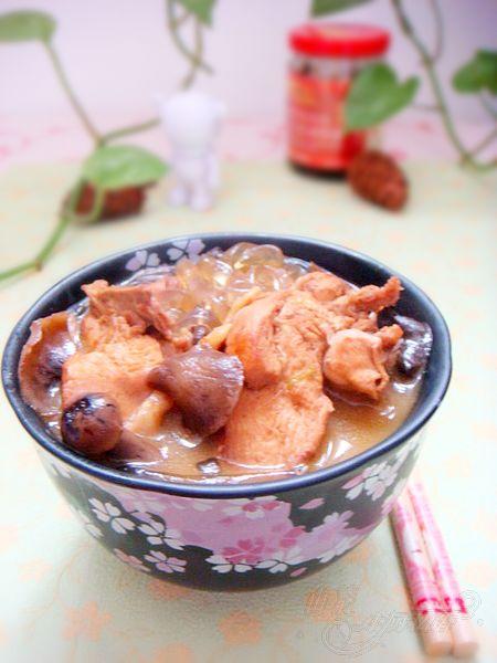 小鸡炖蘑菇粉条的做法