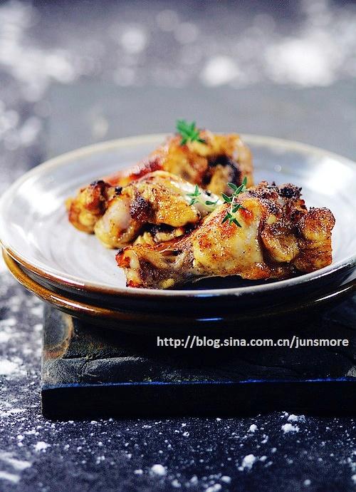 柠檬百里香烤翅根的做法