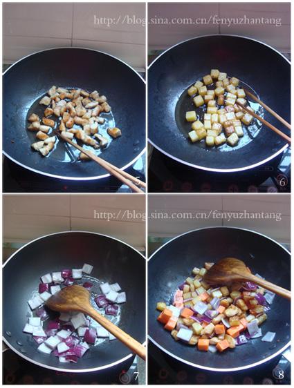 咖喱土豆鸡丁的做法