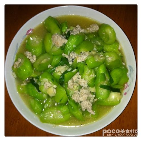 肉沫丝瓜的做法