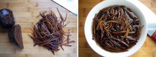 肉丝炒咸菜的做法