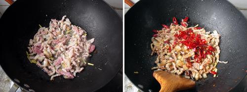 肉丝炒咸菜的做法