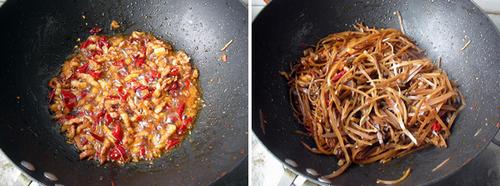 肉丝炒咸菜的做法