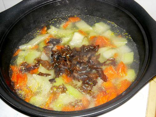 浓稠高汤浸时蔬的做法