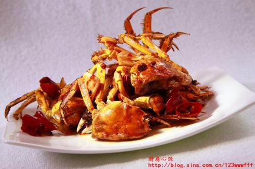 香辣河蟹的做法