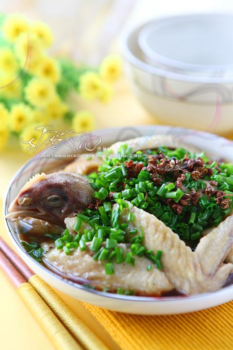 川菜葱油鸡的做法