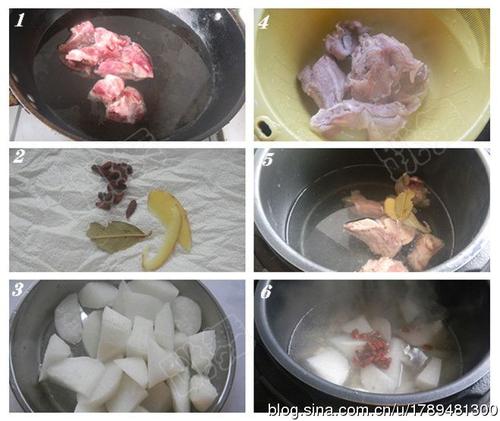 萝卜骨头汤的做法