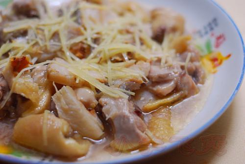 咸鱼蒸鸡的做法