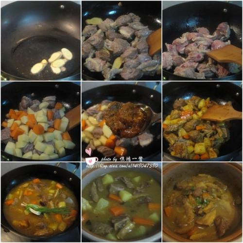 咖喱土豆炖牛腩的做法