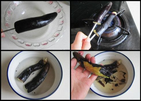 紫苏茄子田园沙拉的做法