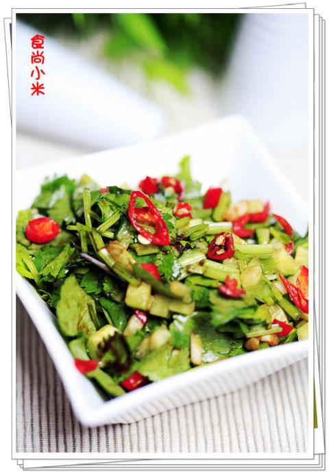 改良老虎菜的做法