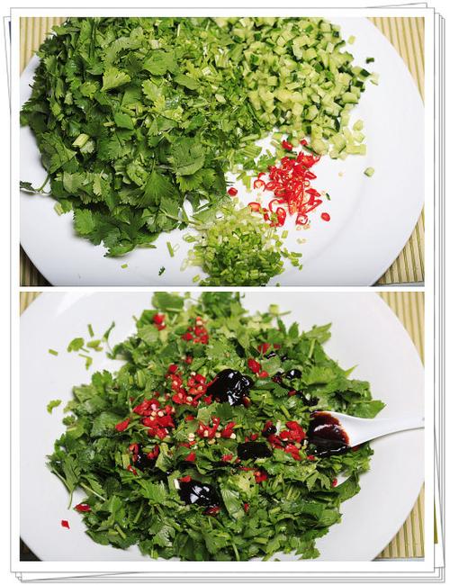 改良老虎菜的做法