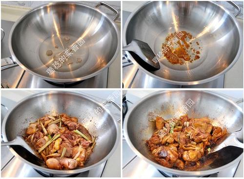 张家界野生菌烧鸡的做法