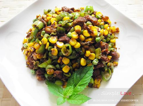 月牙骨什锦小炒的做法