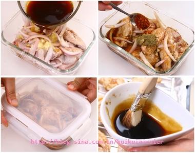 蒜蓉蜜汁烤翅的做法