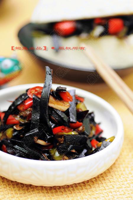 玫瑰大头菜炒辣椒的做法