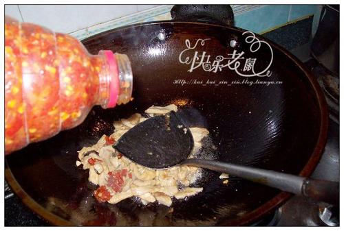 糟辣椒炒羊角菜的做法