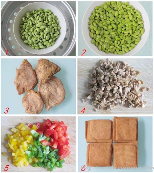 大头菜炒毛豆的做法