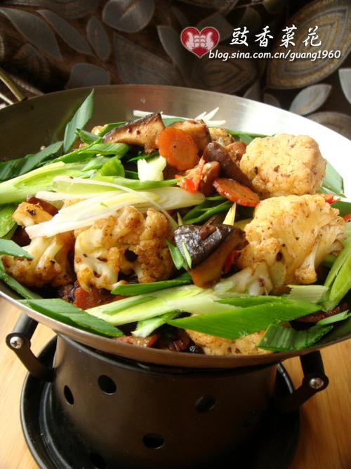 豉香菜花的做法