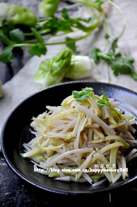 儿菜藕丝小炒的做法