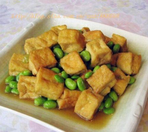 毛豆臭豆腐的做法