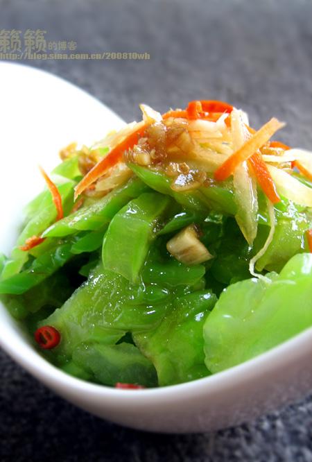 五味苦瓜的做法