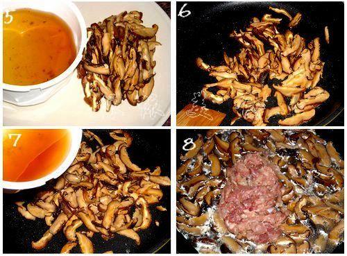 冬菇肉丝煮日本豆腐的做法