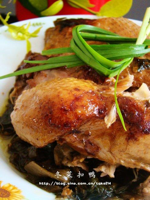 电饭煲冬菜扣鸭的做法