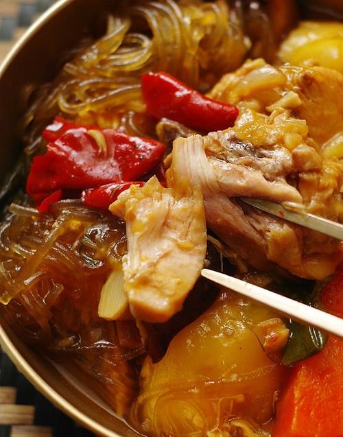 韩国安东炖鸡的做法