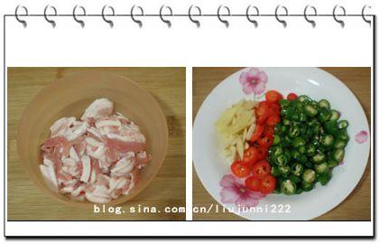 小炒五花肉的做法