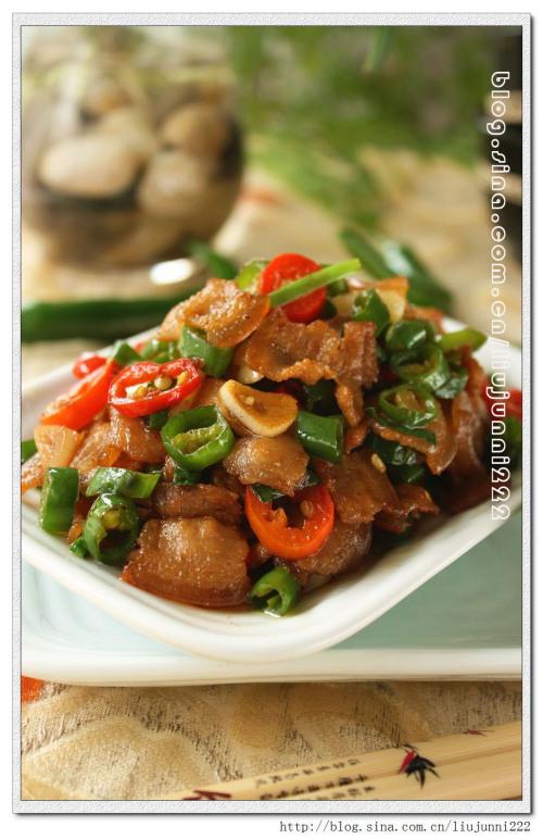 小炒五花肉的做法