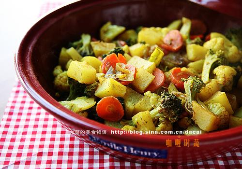 咖喱时蔬的做法