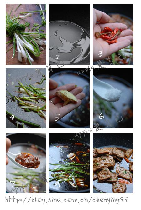 葱香酱卤豆腐干的做法