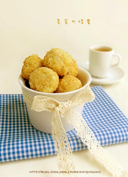 杏仁鸡肉丸子的做法