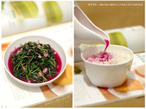 蒜蓉苋菜/苋菜汤泡饭的做法